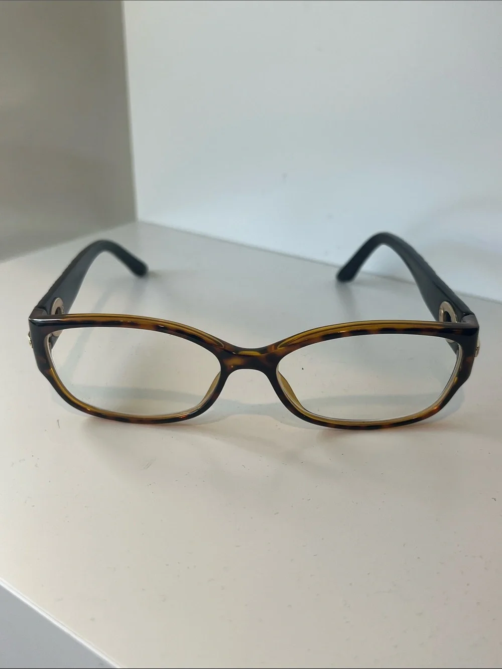 Dior vintage Women’s Tortoiseshell Oval Glasses - Brown/Black